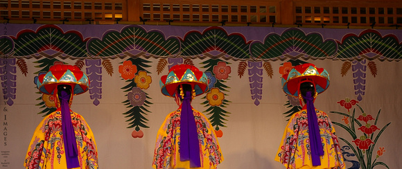 Three Okinawan Dancers