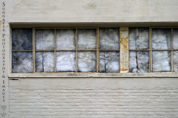 Warehouse Window Reflection