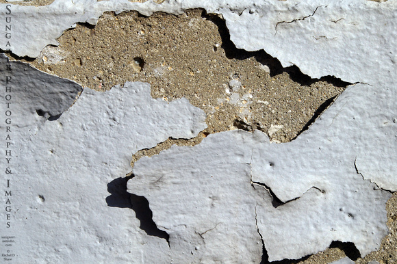 Peeling Paint 6 - White on Cement